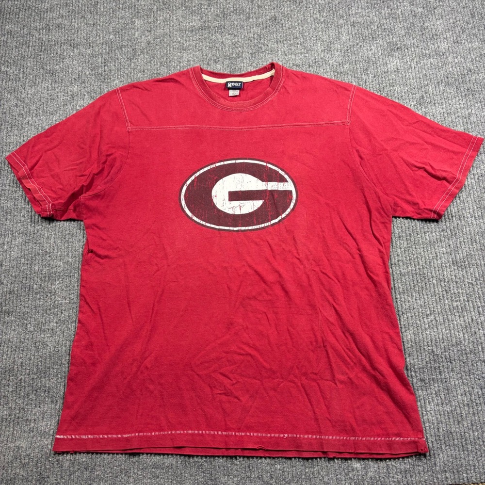 Vintage Gear For Sports Shirt Men's XL Georgia Bulldogs UGA Game DayDistressed